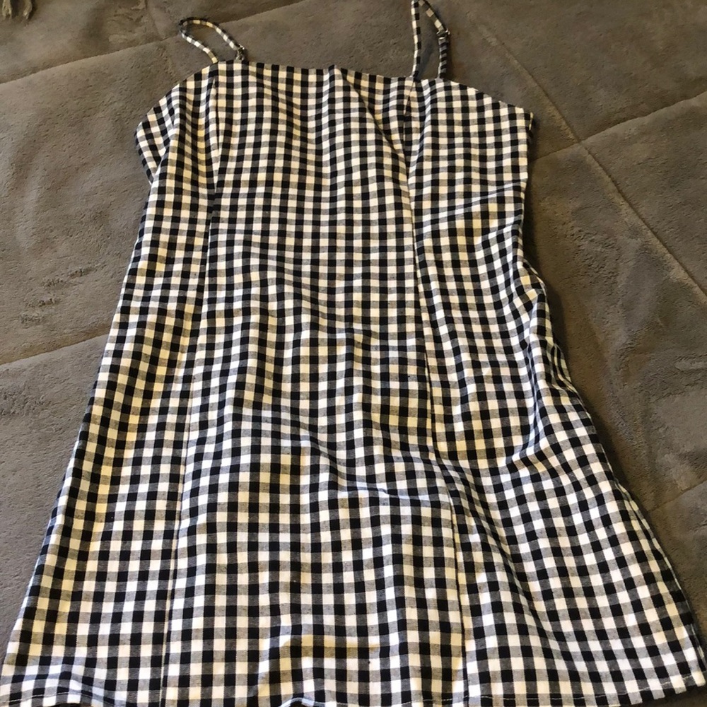 Tight Fitted Gingham Dress